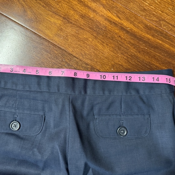 Banana Republic Martin Fit Navy Blue Dress Pant - Sz 6 - Picture 3 of 4